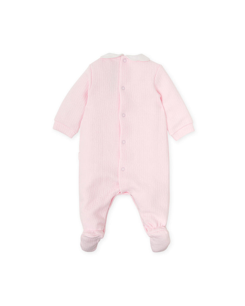 Baby Girl Pink Heart Babygrow (Tutto Piccolo)