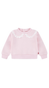 Baby Girl Pink Peter Pan Collar Sweatshirt
