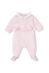 Baby Girl Pink Ruffle Babygrow (Tutto Piccolo)