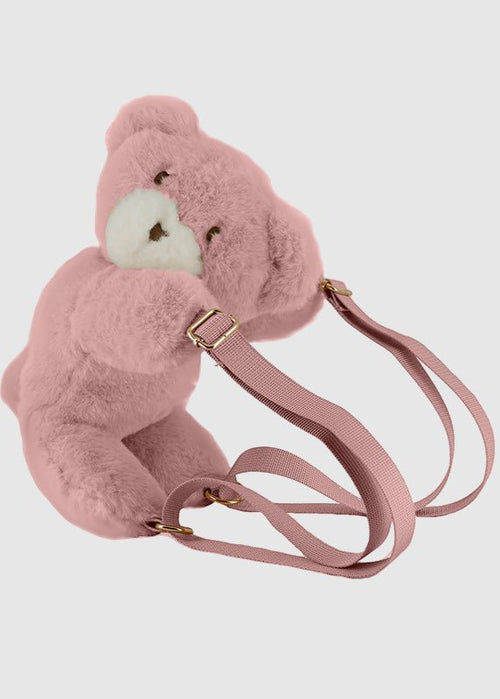 Baby Girl Pink Teddy Bear Backpack