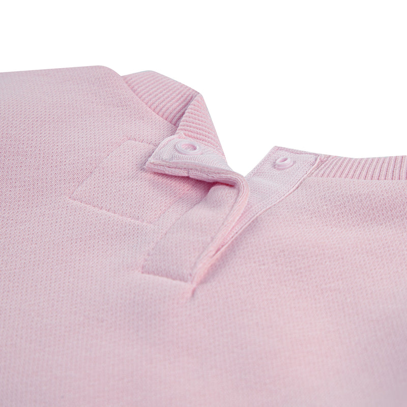 Baby Girl Pink Tracksuit Set – Sweatshirt & Joggers