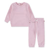 Baby Girl Pink Tracksuit Set – Sweatshirt & Joggers
