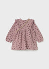Baby Girl Polka Dot Dress With Bunny Bag