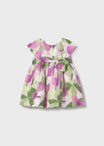 Baby Girl Printed Linen Dress