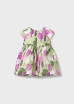 Baby Girl Printed Linen Dress