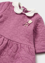 Baby Girl Quilted Heart Dress with Collar (mayoral)