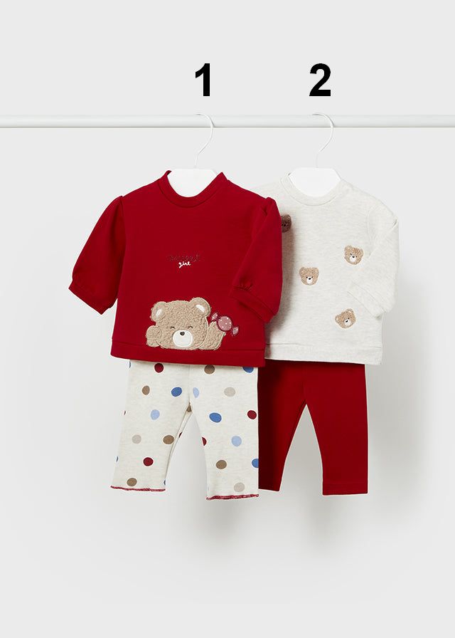 Baby Girl Red Bear Leggings Set (sold separately) (mayoral)