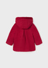 Baby Girl Red Bouclé Coat (mayoral)