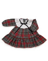 Baby Girl Red Checked Ruffle Dress