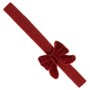 Baby Girl Red Hair Band with Velvet Bow