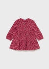 Baby Girl Red Polka Dot Tiered Dress