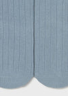 Baby Girl Ribbed Tights Bluebell (A/W)