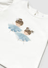 Baby Girl Short - Sleeve Ballerina T-Shirt