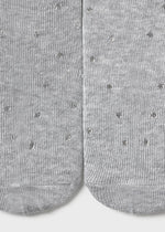 Baby Girl Silver Print Tights (A/W)