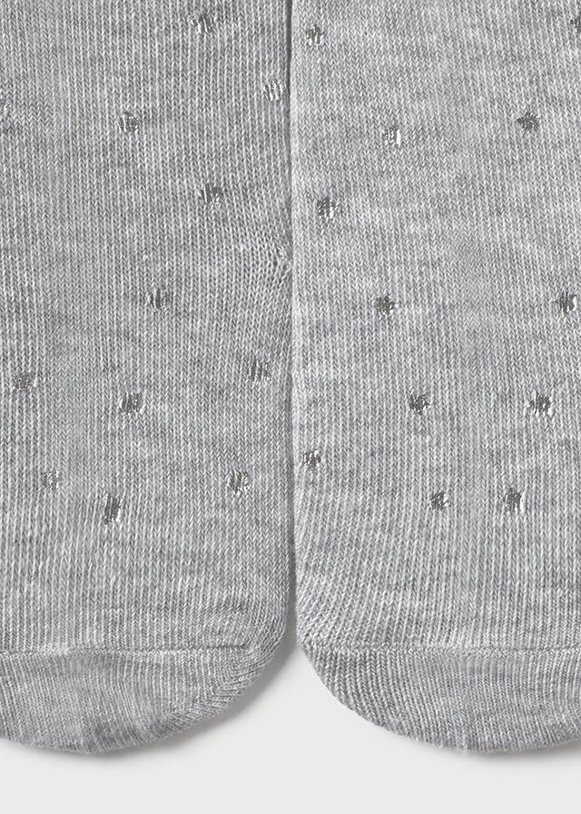 Baby Girl Silver Print Tights (A/W)