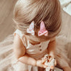 Baby Girl Snap Clips With Bow - Pink Bow (5cm) (Your Little Miss) - CottonKids.ie - Hair accessories - Girl - Hair Accessories - Your Little Miss