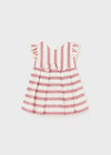 Baby Girl Striped Linen Blend Dress