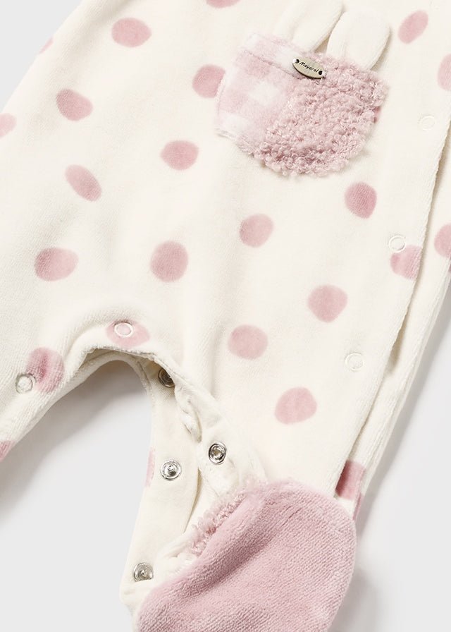 Baby Girl Velour Babygrows (sold separately) (Mayoral)