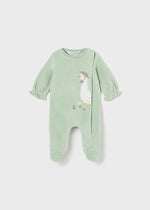 Baby Girl Velour Duck Babygrow (sold separately) (Mayoral)