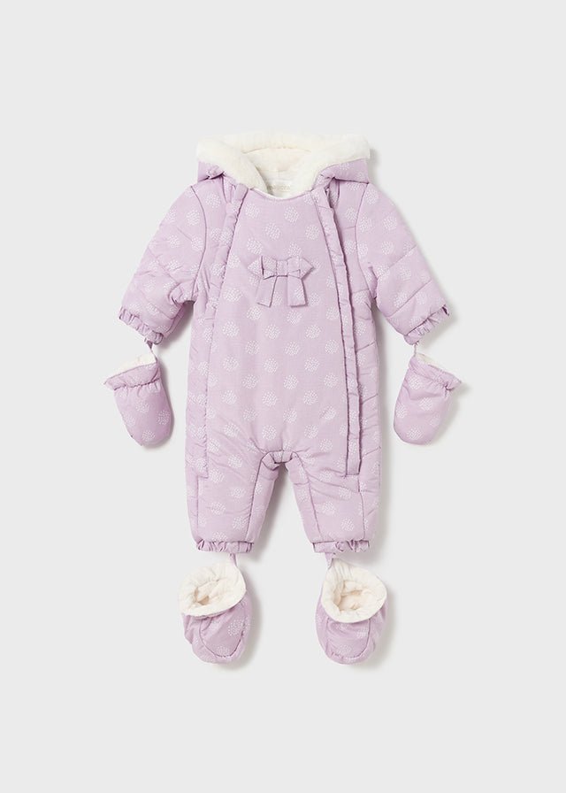 Baby Girl Violet Pramsuit Snowsuit (mayoral)