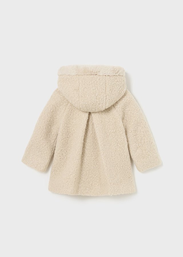 Baby Girls Beige Bouclé Coat (mayoral)