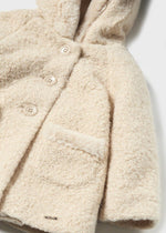 Baby Girls Beige Bouclé Coat (mayoral)