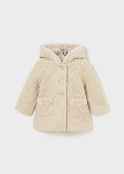 Baby Girls Beige Bouclé Coat (mayoral)