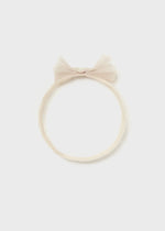 Baby Girls' Beige Bow Headband (Mayoral)