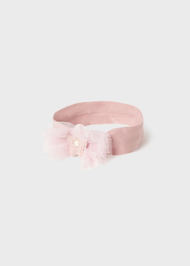 Baby Girls' Blush Pink Bow Headband (Mayoral)