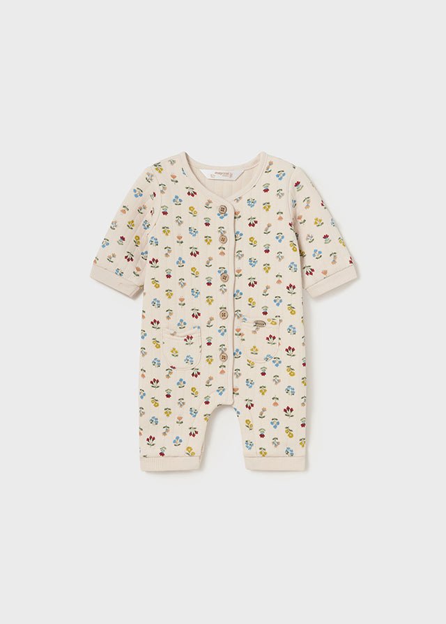 Baby Girls' Floral Padded Onesie (Mayoral)