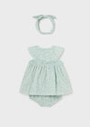 Baby Girls Green Cotton Floral Dress Set (mayoral) - CottonKids.ie - 1-2 month - 12 month - 18 month