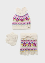 Baby Girls Knitted Hat Set (mayoral)