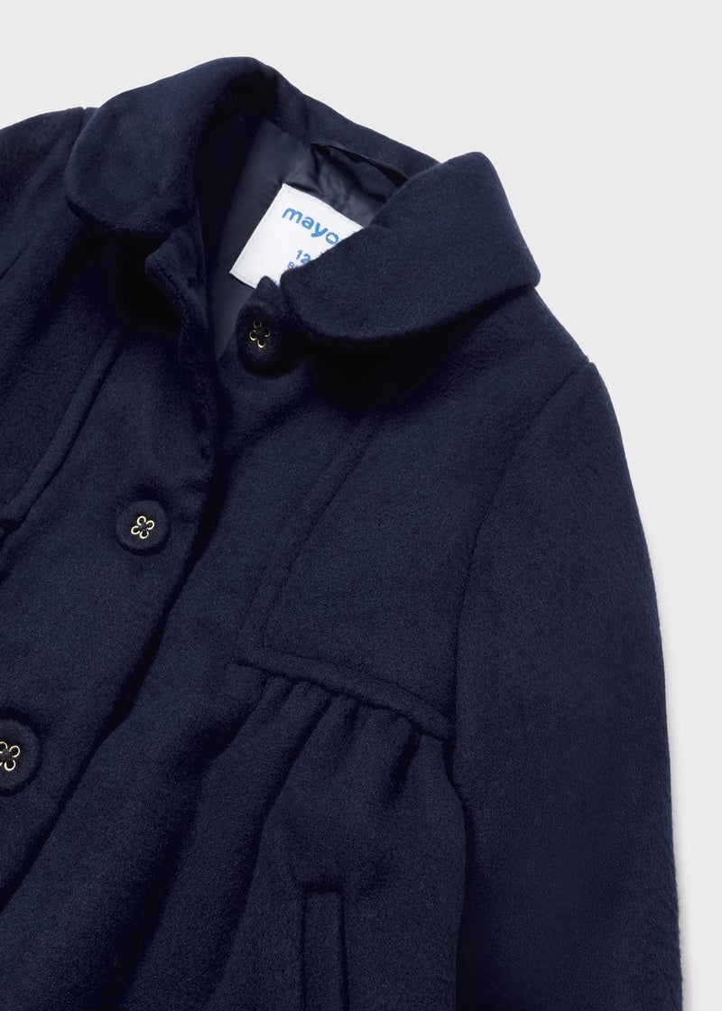 Baby Girls Navy Traditional Coat (Mayoral)