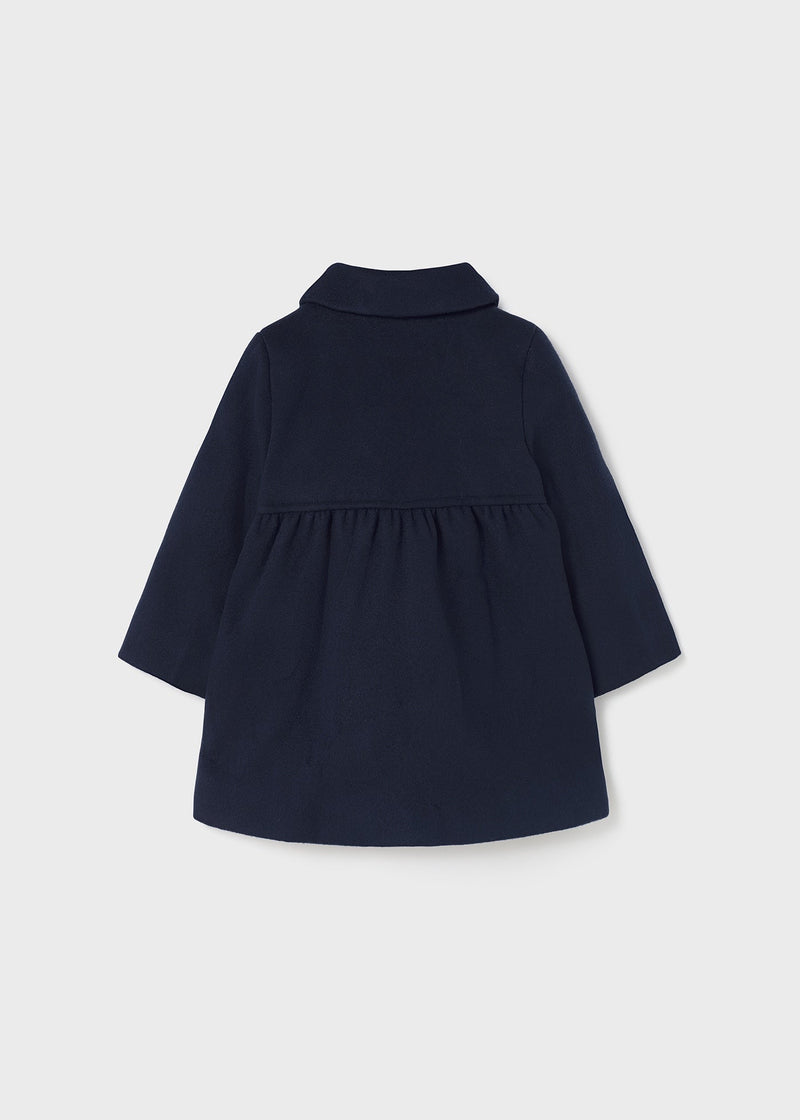 Baby Girls Navy Traditional Coat (Mayoral)