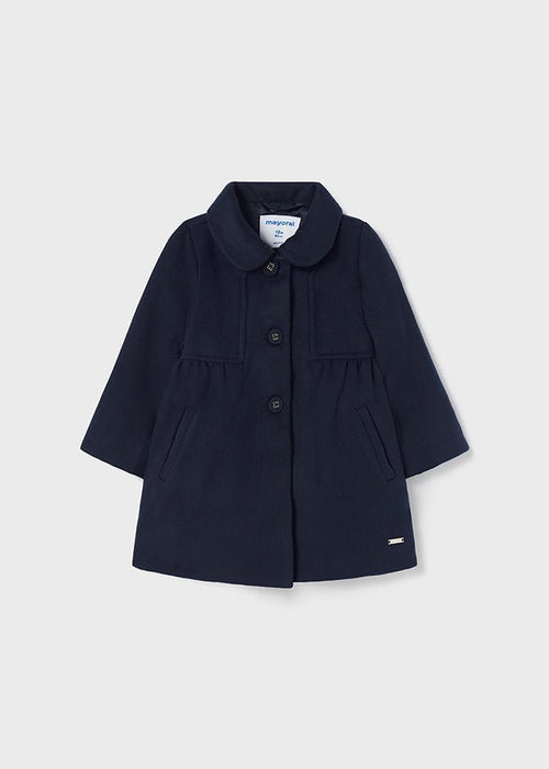 Baby Girls Navy Traditional Coat (Mayoral)