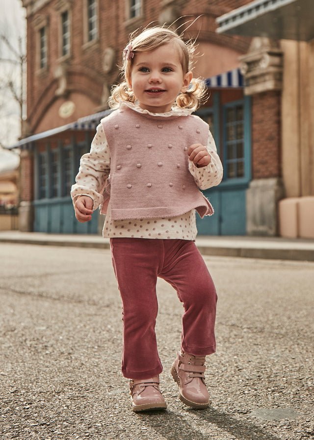 Baby Girls' Pink 3 - Piece Set with Ruffle Collar (Mayoral)