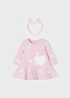 Baby Girls Pink Dress Set