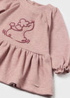 Baby Girl's Pink Dress with Appliqué (Mayoral)