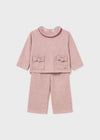 Baby Girls' Pink Two - Piece Set with Ruffle Collar (Mayoral)
