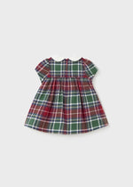 Baby Girls Red Cotton Dress (mayoral)