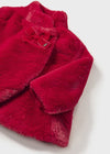 Baby Girls Red Faux Fur Jacket (mayoral)