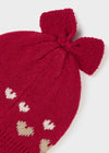 Baby Girls Red Knitted Hat Set (mayoral)