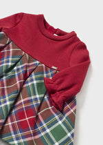 Baby Girls Red Tartan Dress Set (Mayoral)