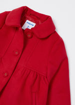 Baby Girls Red Traditional Christmas Coat (Mayoral)