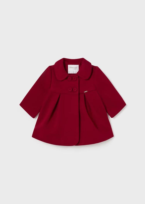 Baby Girls Red Trapeze Coat (mayoral)