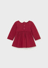 Baby Girls Red Tricot Dress (Mayoral)