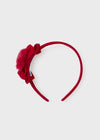 Baby Girls Red Velvet Bow Hairband (mayoral)