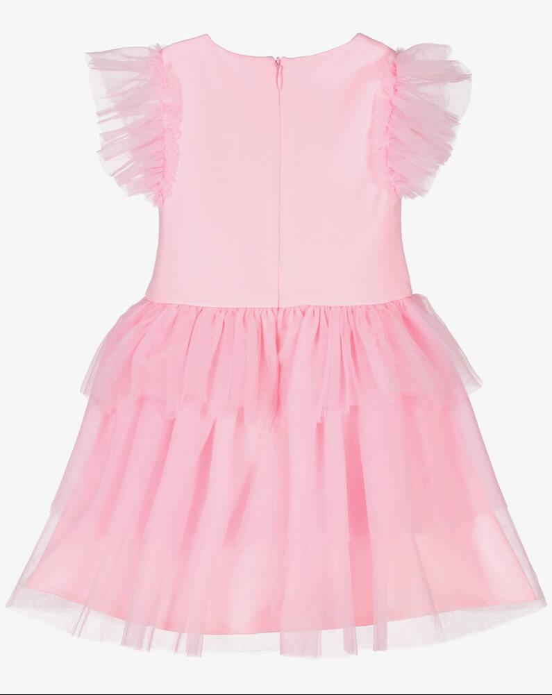 Baby Girl's Satin Tulle Dress & Panties Set