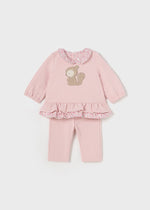 Baby Girls' Squirrel Pant Set Pink (Mayoral)