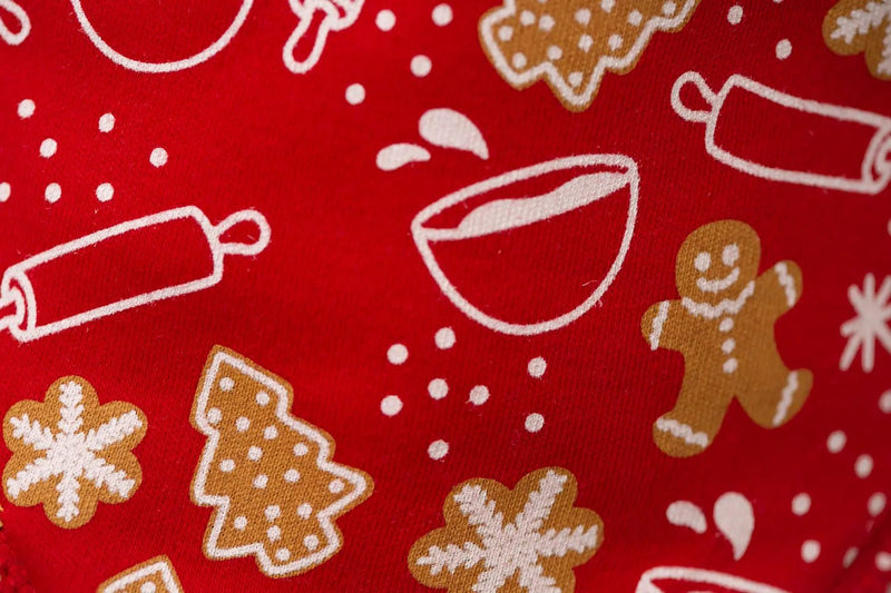 Baking for Santa Organic Cotton Bandana Bib